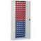 Magazinschrank, HxBxT 1950x690x285mm, 114 Kästen PE, 18xStahlboden