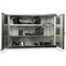 Edelstahl-Wandschrank, HxBxT 600x900x320mm, Doppel-Flügeltür