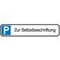 Parkplatzschild,