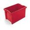 Drehstapelbehälter, HxLxB 350x600x400mm, 65l, PP, rot, Wände geschlossen