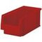 Sichtlagerkasten, HxBxT 125x150x230/205mm, PP, rot