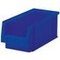 Sichtlagerkasten, HxBxT 125x150x230/205mm, PP, blau