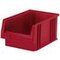 Sichtlagerkasten, HxBxT 200x213x330/297mm, PP, rot