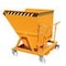 Kippmulde, HxLxB 1275x1345x1200mm, 0, 7m³, Tragl. 1000kg, RAL2000, Rollen