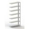 Aktenregal, Anbaufeld, HxBxT 2200x1002x304mm, Fachlast 80kg, 7xStahlboden