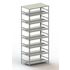 Aktenregal, Grundfeld, HxBxT 2500x1004x604mm, Fachlast 80kg, 8xStahlboden