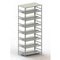 Aktenregal, Grundfeld, HxBxT 2500x1004x604mm, Fachlast 80kg, 8xStahlboden