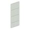 Rückwand, f. Steckregal, HxB 2500x1000mm, verzinkt, Vollblech