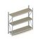 Weitspannregal,Grundfeld,HxBxT 2200x2307x650mm,Fachl. 600kg,3xHolzboden