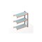 Weitspannregal, Anbaufeld, HxBxT 2200x1910x800mm, Fachl. 1800kg