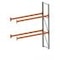 Palettenregal,Anbaufeld,HxBxT 3300x2785x800mm,2xTraversen,6 Stellplätze
