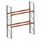 Palettenregal,Grundfeld,HxBxT 3300x2870x800mm,2xTraversen,6 Stellplätze