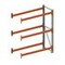 Weitspannregal,Anbaufeld,HxBxT 2200x1910x800mm,Fachl. 1800kg,3xTraversen