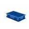 Euronorm-Stapelbehälter,HxLxB 75x300x200mm,2,7l,PP,blau,Wände geschlossen