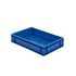 Euronorm-Stapelbehälter,HxLxB 120x600x400mm,22l,PP,blau,Wände geschlossen