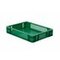 Euronorm-Stapelbehälter,HxLxB 75x400x300mm,7l,PP,grün,Wände durchbrochen