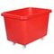 Rechteckbehälter, HxLxB 641x902x660mm, 227l, PE, rot, Wände geschlossen