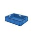 Euronorm-Stapelbehälter,HxLxB 210x800x600mm,78l,PP,blau,Wände geschlossen