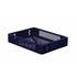 Euronorm-Stapelbehälter,HxLxB 75x400x300mm,7l,PP,blau,Wände durchbrochen