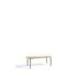 Sitzbank, LxT 1200x460mm, Holzleisten, Gestell grau, stapelbar