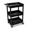 Kunststoff-Etagenwagen, Tragl. 150kg, 3 Etage(n), Ladefl. LxB 610x460mm