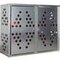 Gasflaschenschrank, f. 20x11kg Flasche, HxBxT 1435x1710x720mm, m. Dach