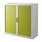 Querrollladenschrank,HxBxT 1040x1100x415mm,2xStahlboden,2 OH,Korpus weiß