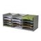 Formularbox, 15xDIN A4, HxBxT 313x857x327mm, Polystyrol, grau