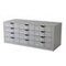 Schubladenbox,12xDIN A4,f. Schrankeinbau,HxBxT 329x857x342mm,Polystyrol