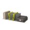 Belegfach, 10 Fächer, HxBxT 220x857x275mm, Polystyrol, grau