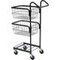 Miniwagen, Tragl. 50kg, 3 Etage(n), HxLxB 1065x650x360mm, schwarz