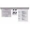 Papierklemmschiene, HxL 40x1000mm, Kunststoff, grau
