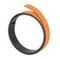 Magnet-Haftband, LxB 1000x10mm, beschriftbar, orange
