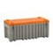Aufbewahrungsbox, HxLxB 540x600x1200mm, 250l, grau/orange, Einfahrtaschen