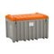 Aufbewahrungsbox, HxLxB 750x790x1200mm, 400l, grau/orange, Einfahrtaschen