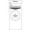 Grundplakette, Wartung am/durch/Nächste Wartung, Aufkleber, HxB 90x40mm