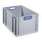Euronorm-Stapelbehälter, HxLxB 320x600x400mm, PP, grau/blau