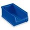 Sichtlagerkasten, HxBxT 75x100x175mm, PP, blau