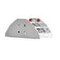 Schlauchhalter, f. Lochplatte, BxT 230x125mm, alu