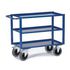 Tischwagen,Tragl. 400kg,3xWannenboden,Ladefl. LxB 995x695mm,Blechetage