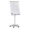Flipchart, H 1860mm, Tafel HxB 1000x700mm, magnethaftend, m. Ablageschale