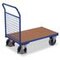 Gitter-Stirnwandwagen, Tragl. 500kg, Ladefl. LxB 1200x800mm, Holzplatte