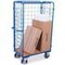 Etagenwagen, Tragl. 500kg, Ladefl. LxB 1200x800mm, Holzetage, RAL5010