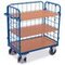 Etagenwagen, Tragl. 500kg, 3 Etage(n), Ladefl. LxB 1200x800mm, Holzetage