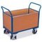 Vierwandwagen, Tragl. 400kg, Ladefl. LxB 850x460mm, Holzplatte, 4 Wände