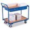 Tischwagen, Tragl. 250kg, 2 Etage(n), Ladefl. LxB 985x590mm, Holzetage