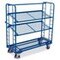 Etagenwagen, Tragl. 400kg, 3 Etage(n), neigbar, Ladefl. LxB 1650x650mm