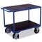 Tischwagen,Tragl. 1000kg,2xSiebdruckplatte,Ladefl. LxB 1595x800mm,RAL5010