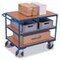 Tischwagen, Tragl. 500kg, 3 Etage(n), Ladefl. LxB 1200x800mm, Holzetage
