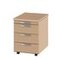 Rollcontainer, HxBxT 580x420x600mm, 4 Schublade(n), m. Bügelgriff